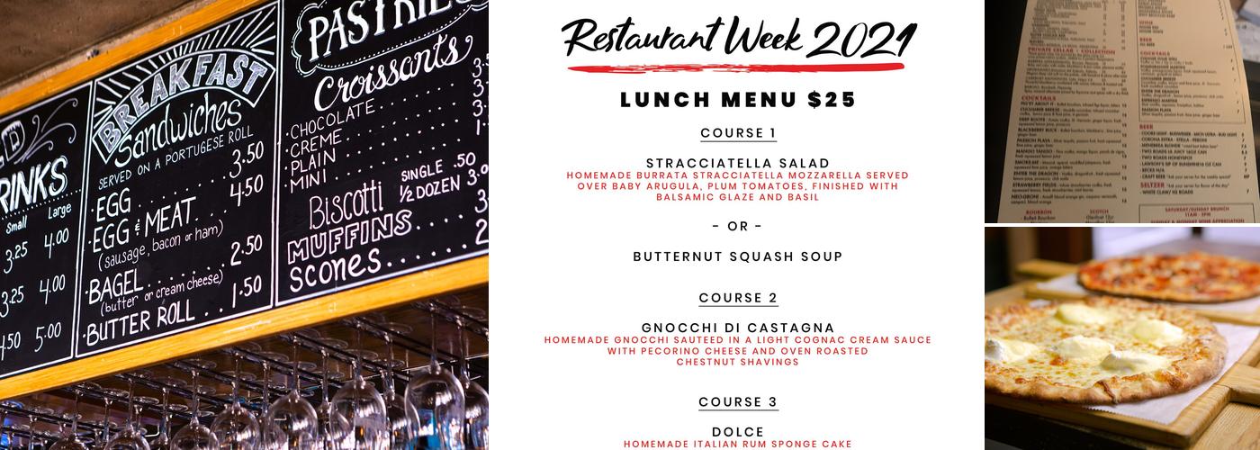 Romanacci Westport Train Station Menu
