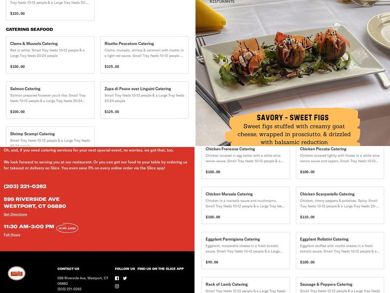 Tutti's Restaurant Menu