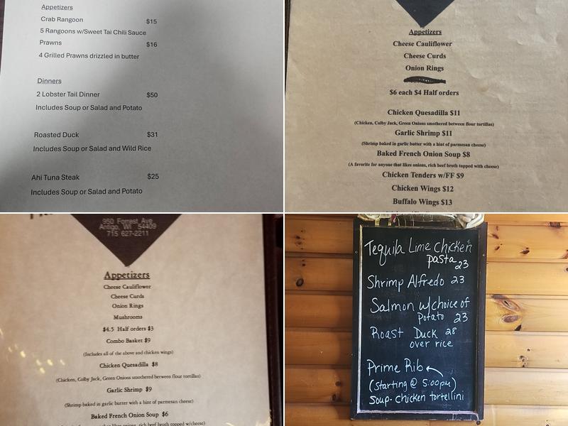 Heart Breakers Menu
