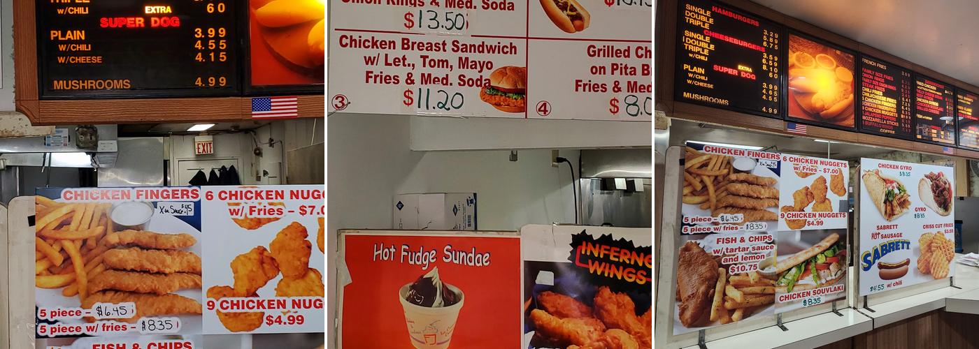 Dairy King Menu