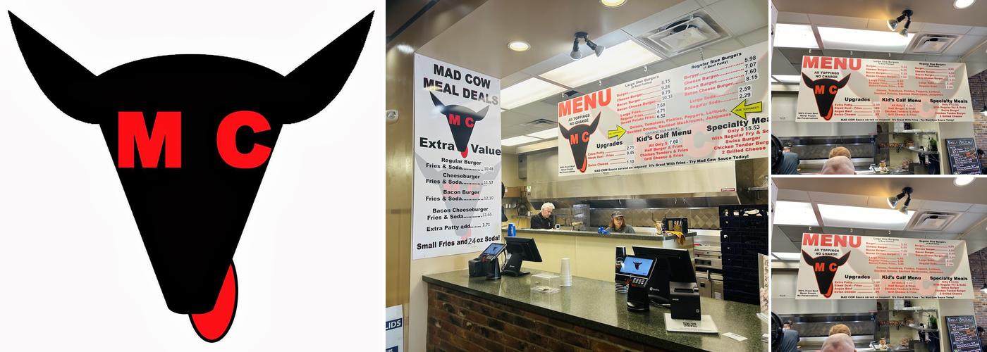 Mad Cow Menu