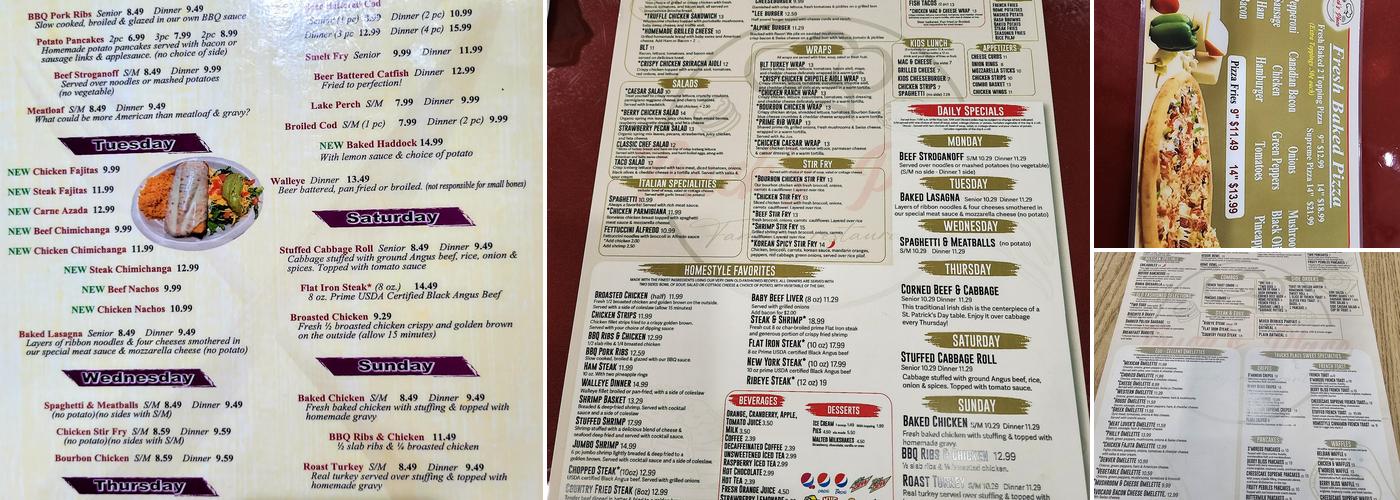 Trucks Place Restaurant Menu