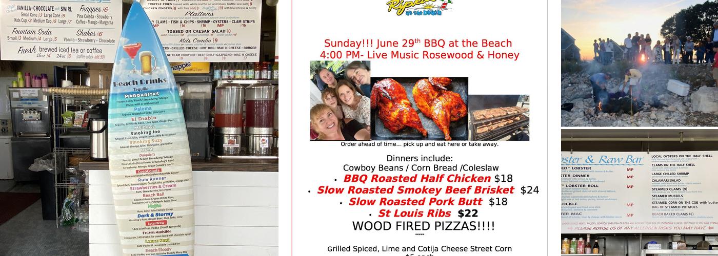 Ripka's Beach Cafe Menu