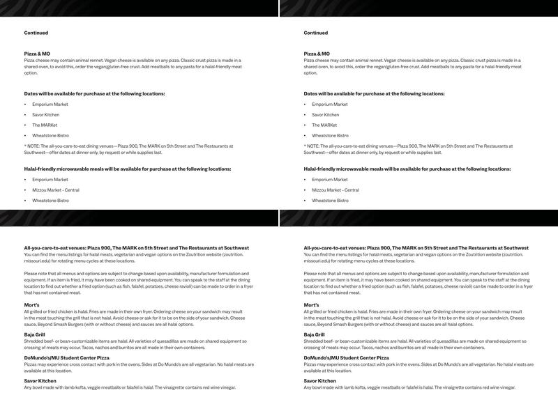 Potential Energy Cafe Menu