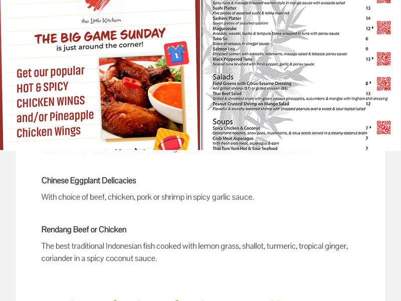 Little Kitchen Of Westport Menu