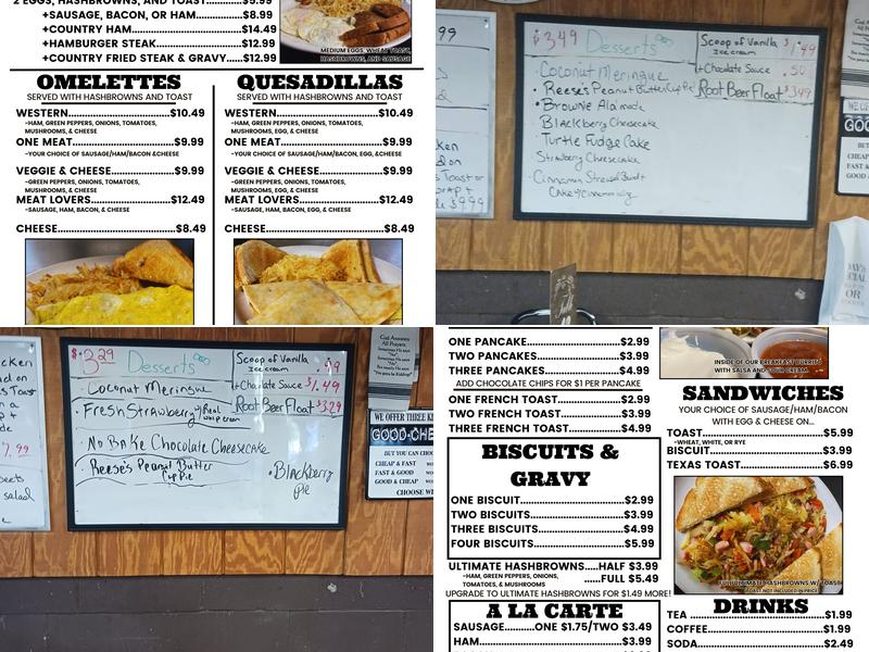 Duncan's Diner Menu