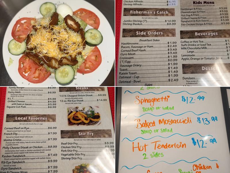 The Flame Diner Menu