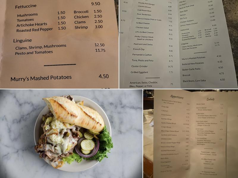Murry's Menu