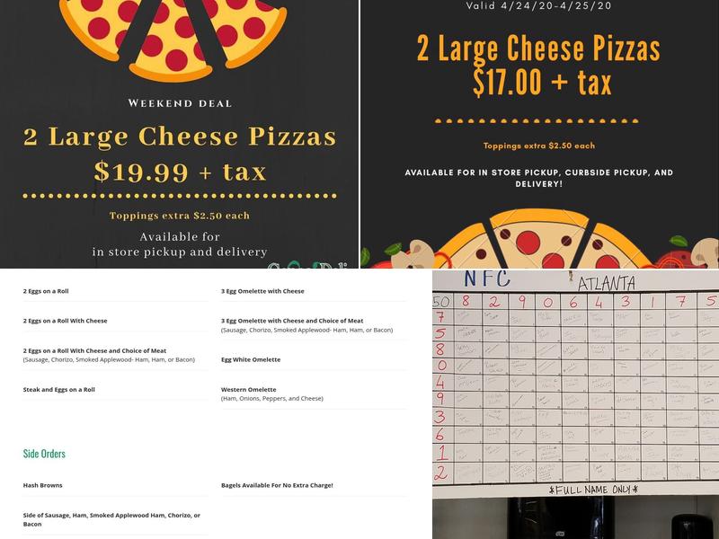 Genoa Deli & Pizza Menu