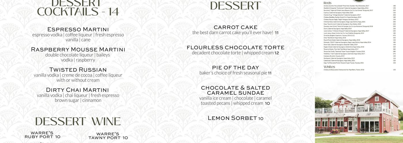 CHOP Menu