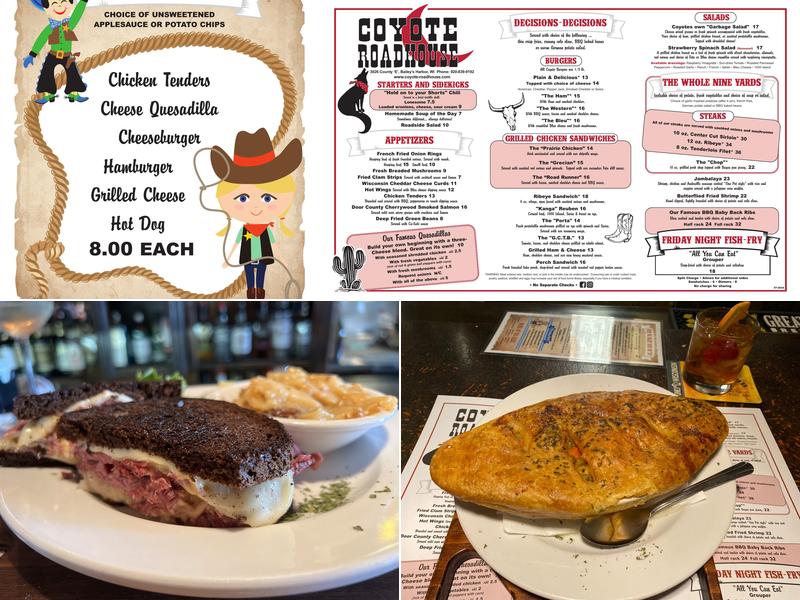 Coyote Roadhouse Menu