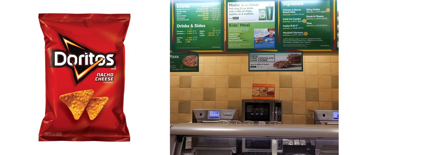 Subway Menu