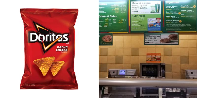 Subway Menu
