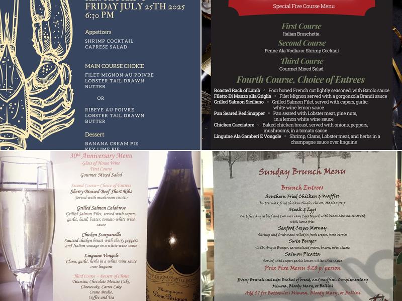 Cafe on the Green Menu