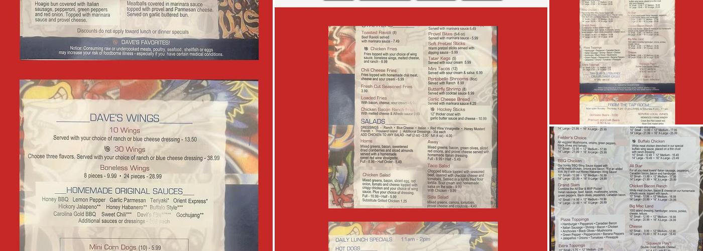 Dave's Pizza & Wings Menu