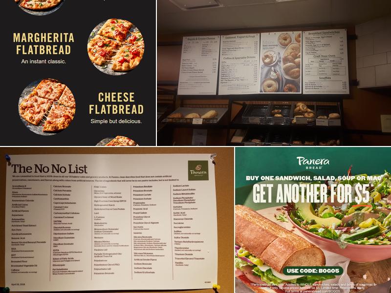 Panera Bread Menu