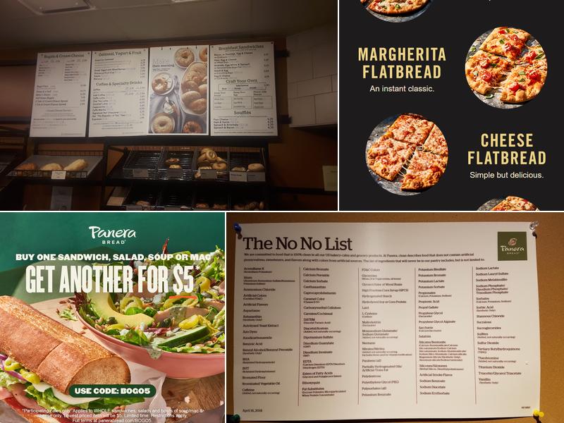 Panera Bread Menu
