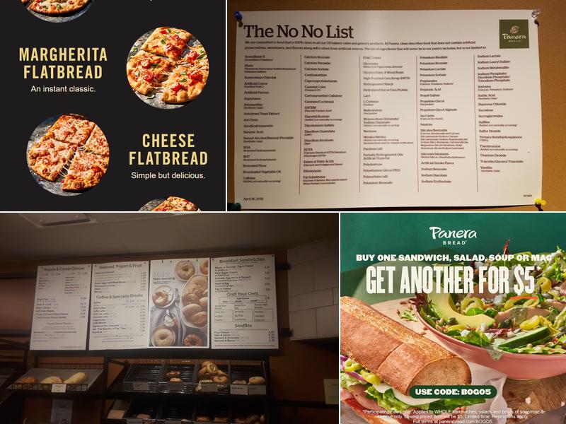 Panera Bread Menu
