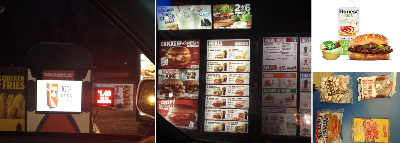 Burger King Menu