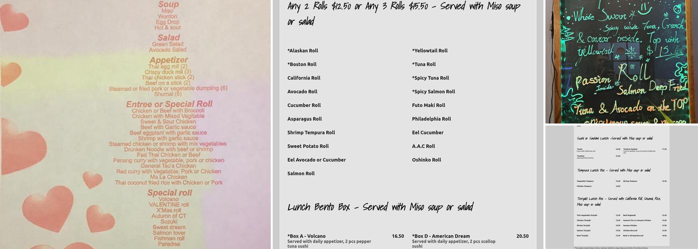 Housaku Asian Fusion Menu