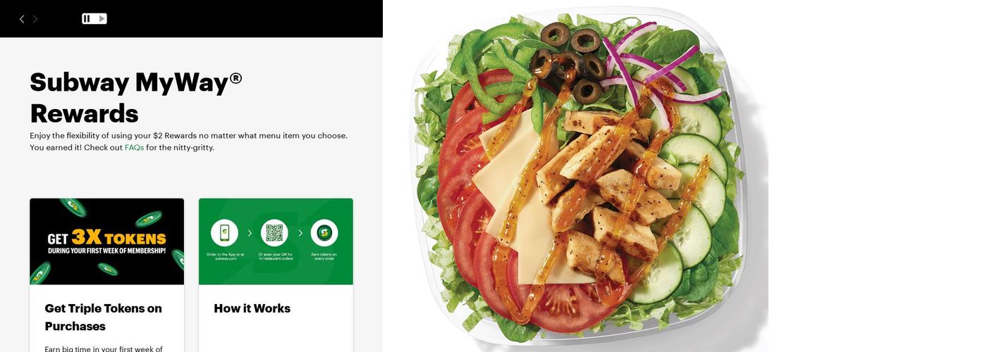 Subway Menu