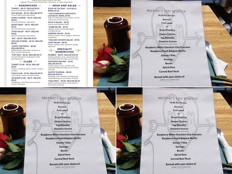 Pine Grove Diner Menu