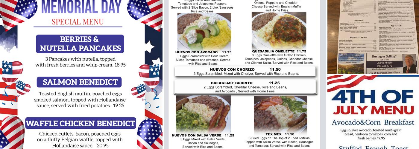 Dimitri's Diner Menu