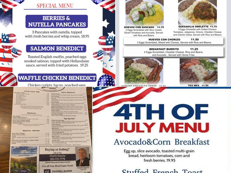 Dimitri's Diner Menu