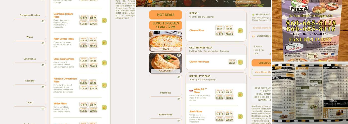 Best Pizza Menu