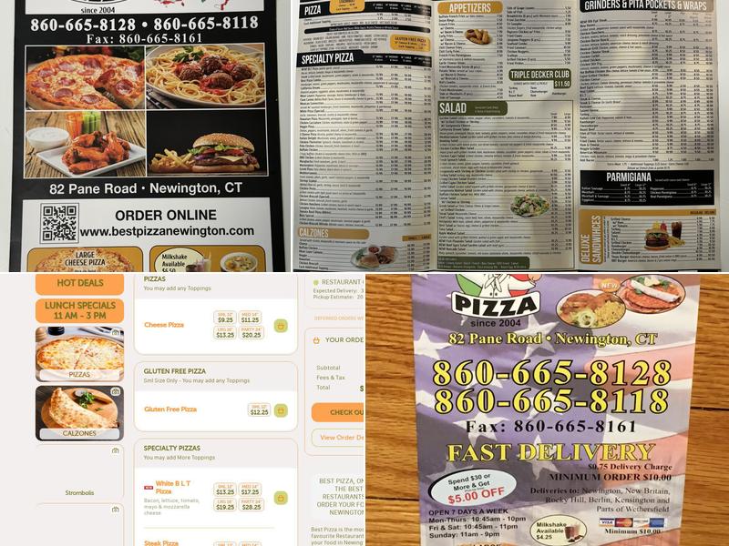 Best Pizza Menu