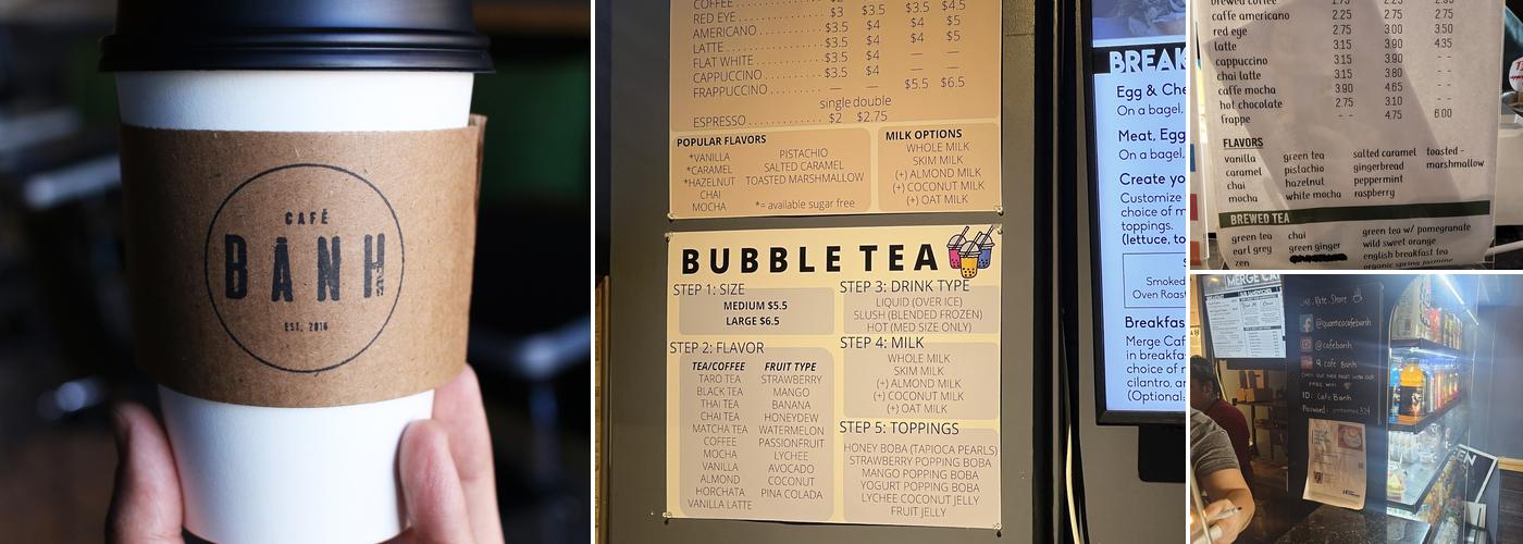 Merge Cafe (Quantico) Menu