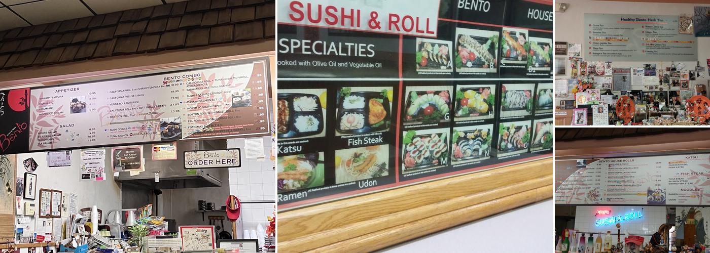 Bento Cafe Sushi and Roll Menu
