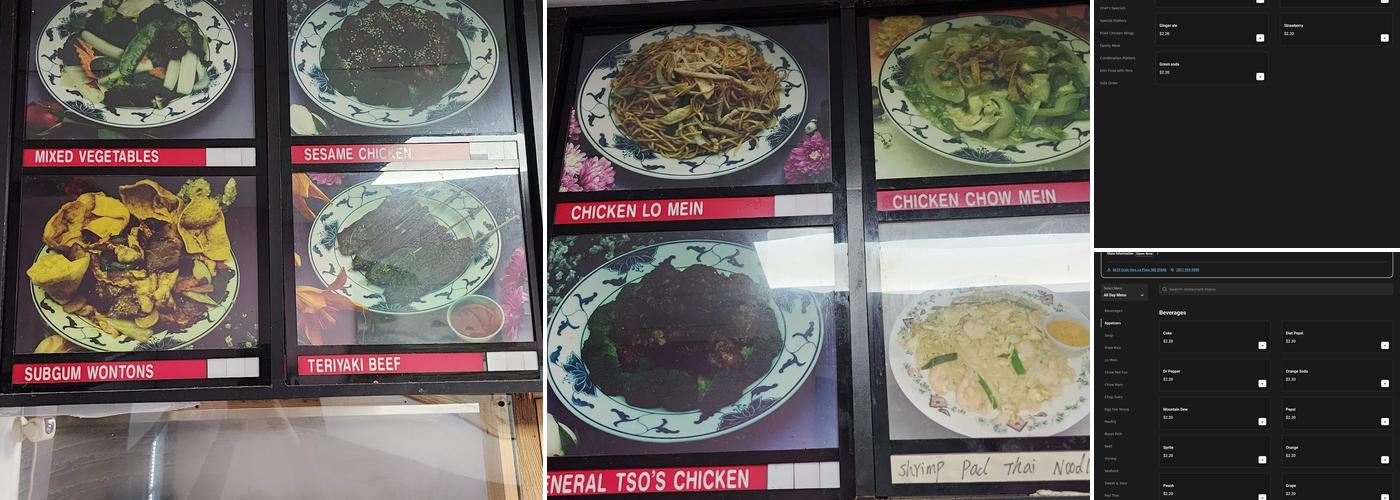 Eastern Chinese Restaurant Menu