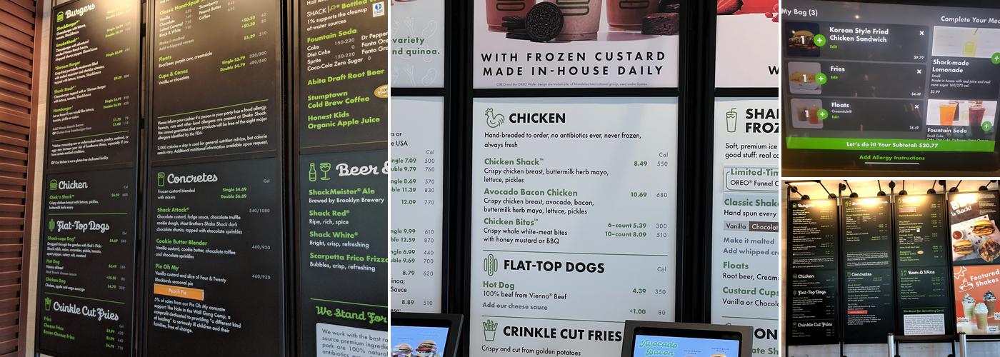Shake Shack West Hartford Menu