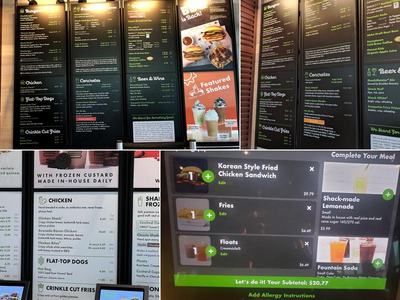 Shake Shack West Hartford Menu