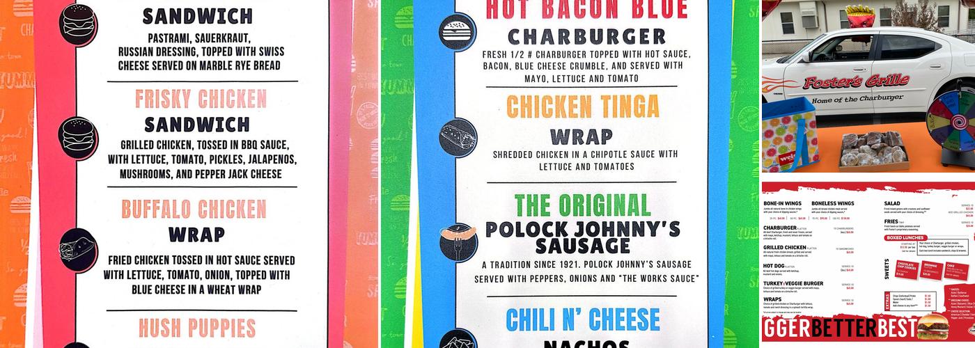 Foster's Grille Menu