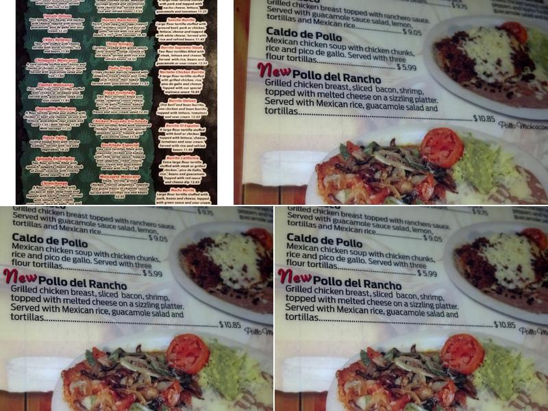 El Espolon Menu
