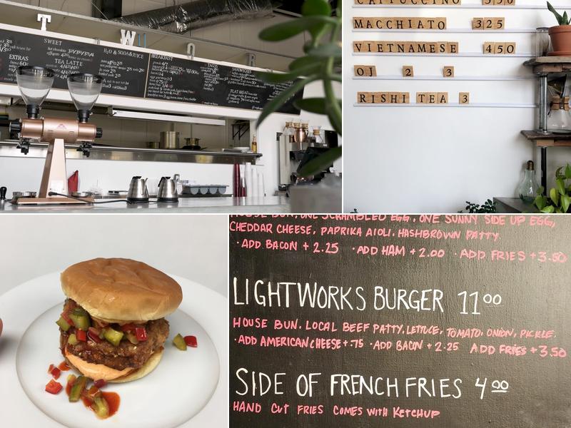 Lightworks Cafe Menu