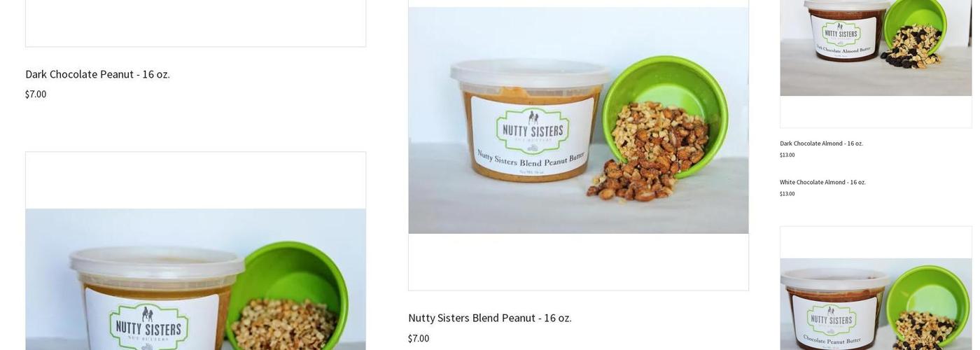 Nutty Sisters Menu