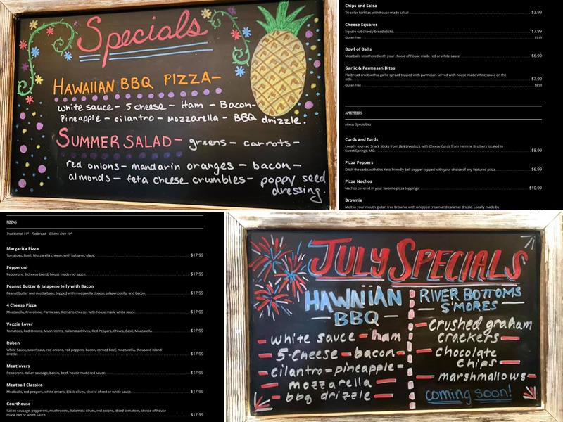 River Bottoms Brewing Company Menu