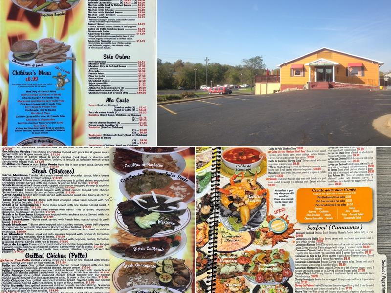 Las Palmas Authentic Mexican Restaurant Menu