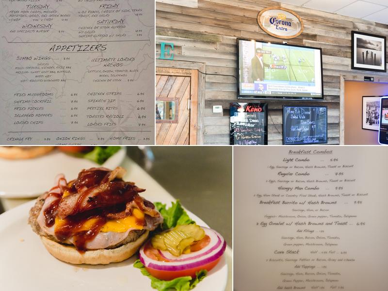 The Cove Restaurant and Bar Menu