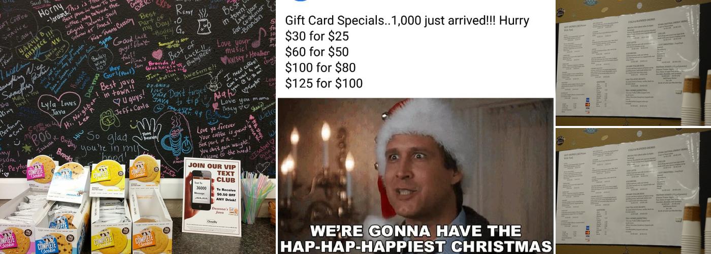 Deanna's Java Cafe Menu