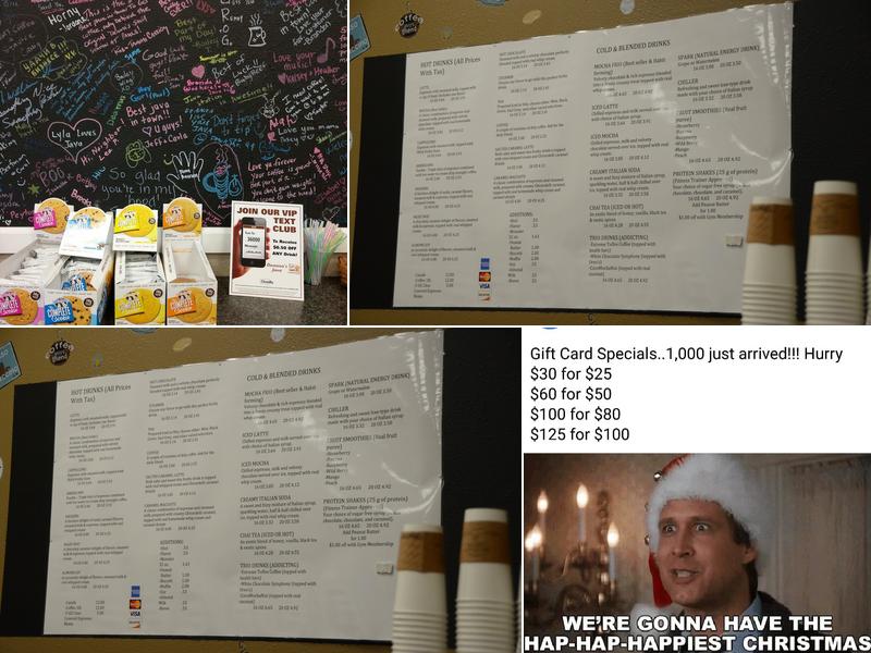 Deanna's Java Cafe Menu