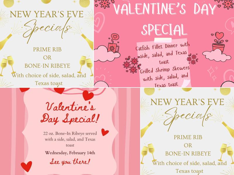 Palace Restaurant Menu