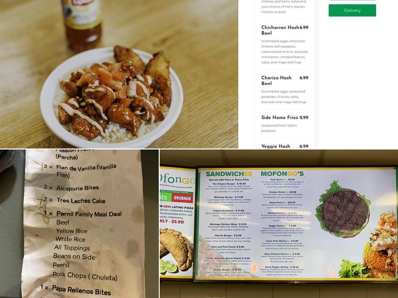 Mofongo Restaurant Menu