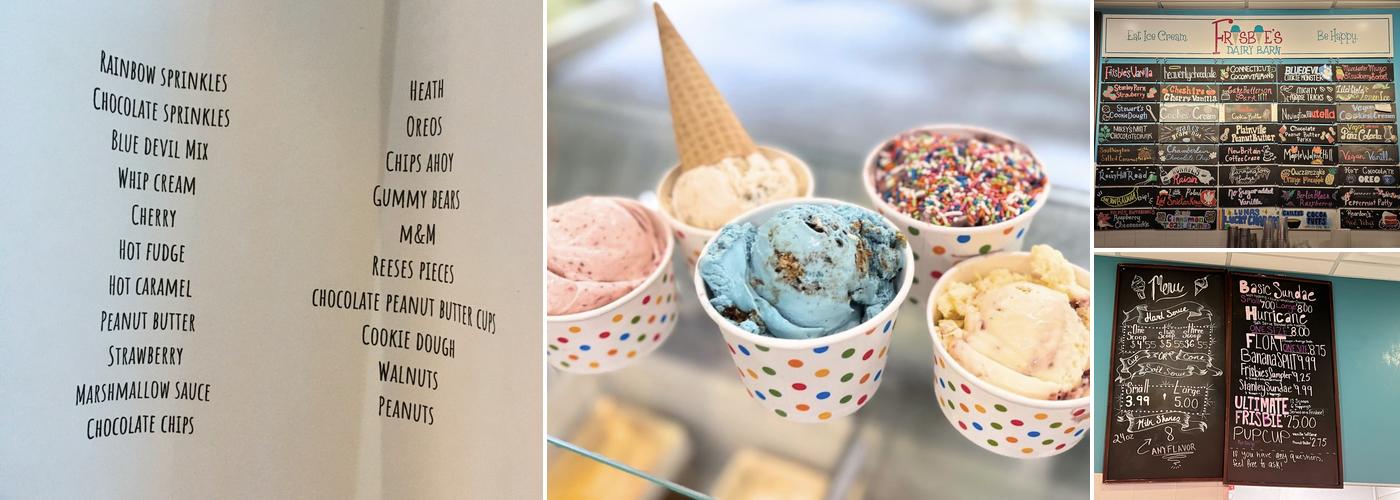 Frisbie's Dairy Barn Menu