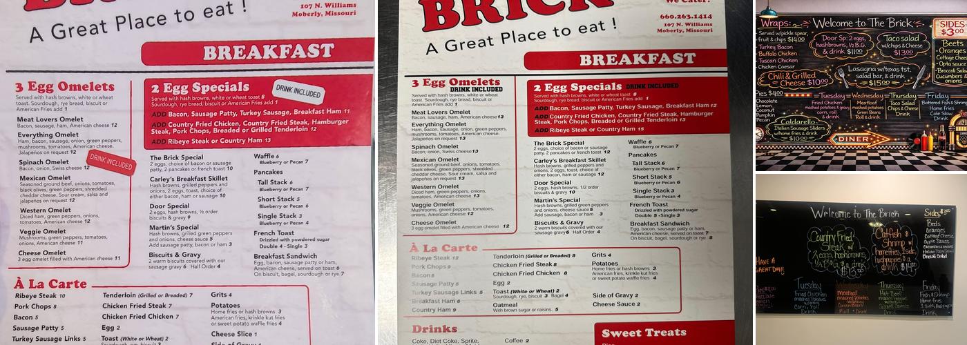 The Brick Menu