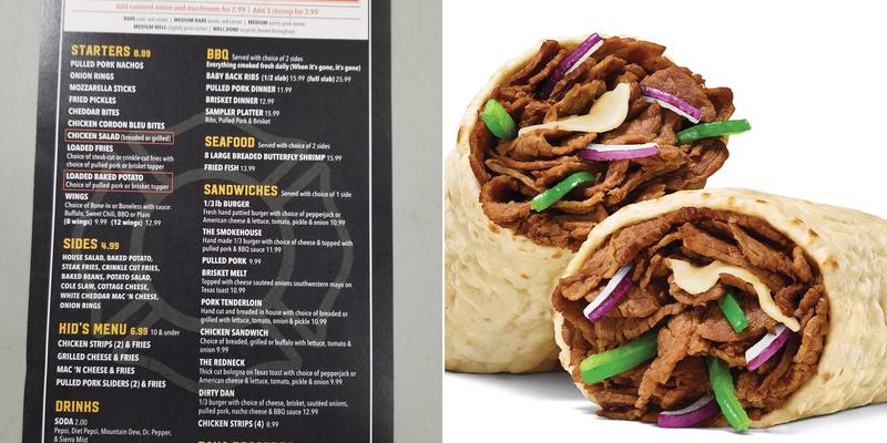 Subway Menu