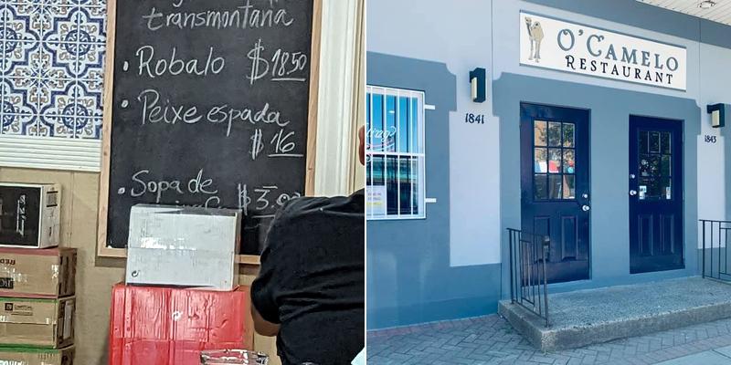 O Camelo Restaurant Menu